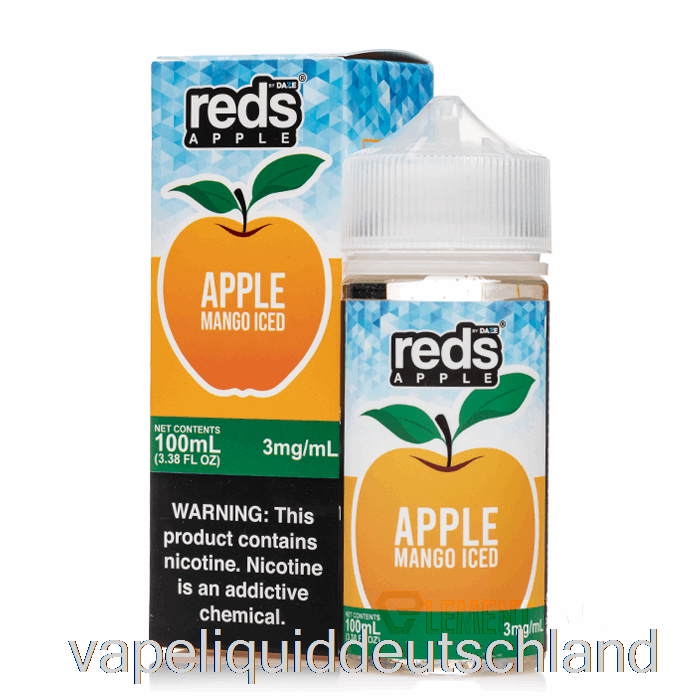 Eisierte Mango – Red's Apple E-Liquid – 7 Daze – 100 Ml 0 Mg Vape-Flüssigkeit